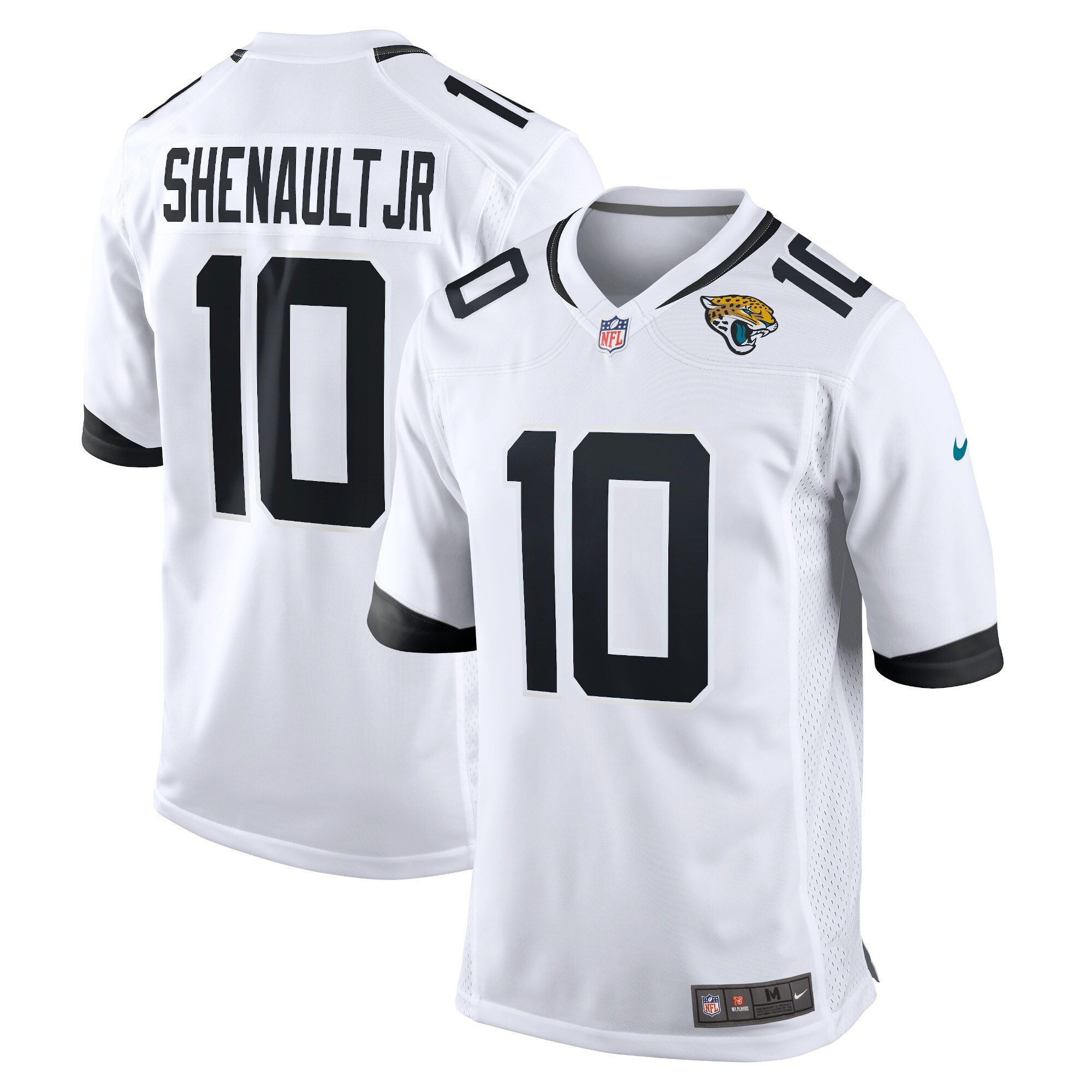 Men Jacksonville Jaguars #10 Laviska Shenault Jr Nike White Game NFL Jersey->jacksonville jaguars->NFL Jersey